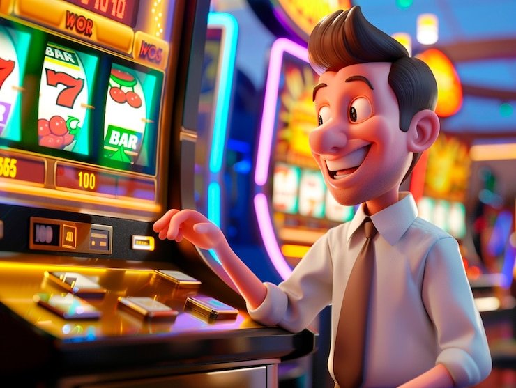 Pengguna mobile memeriksa pengaturan deposit