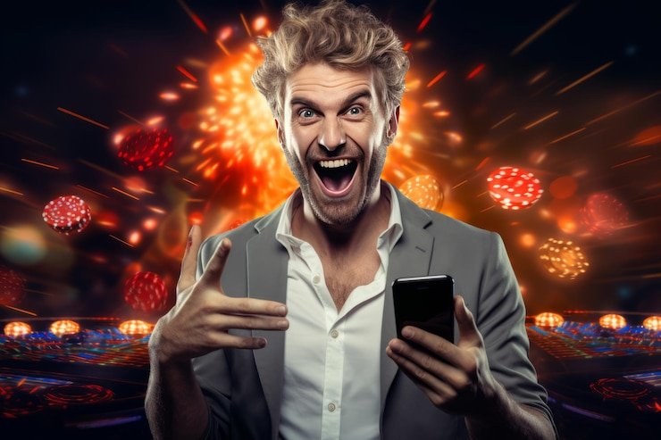 Pengguna mobile membaca status member akun